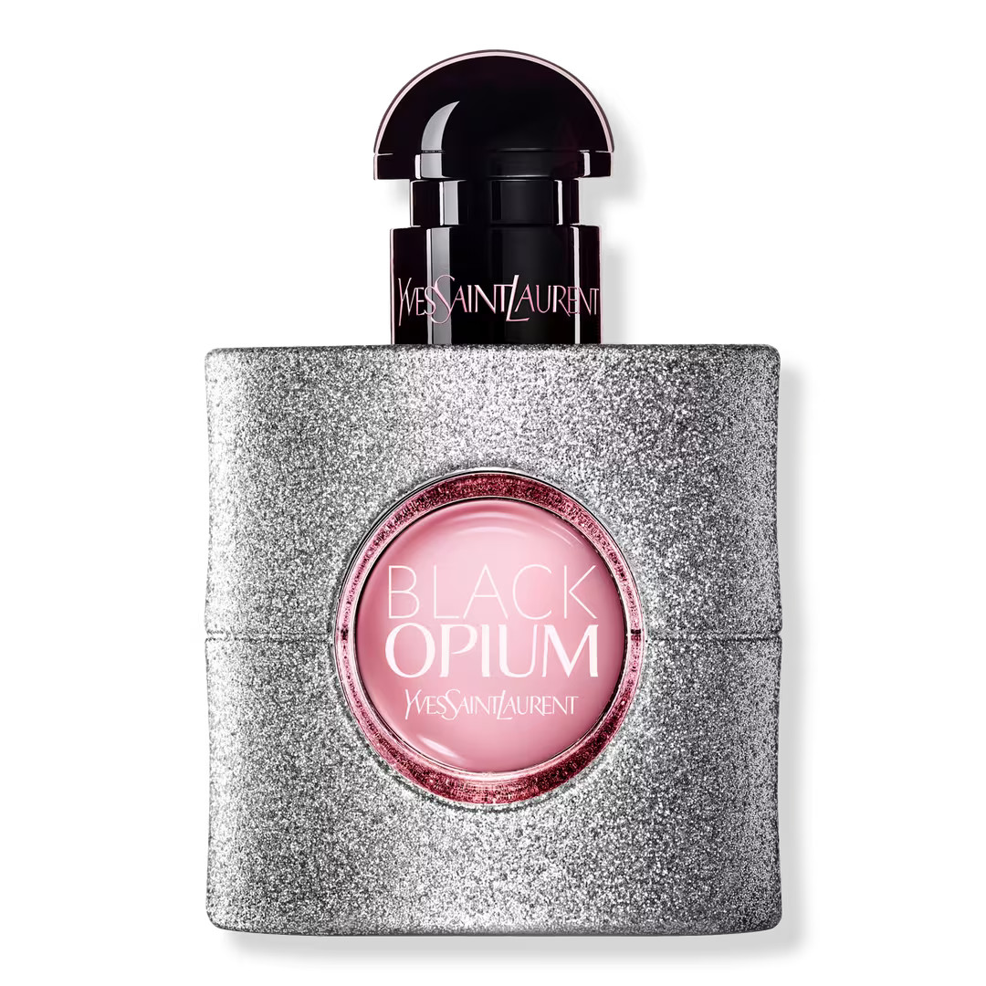 Black Opium Eau de Parfum Glitter, the iconic coffee floral from Yves Saint Laurent becomes fluff... | Ulta