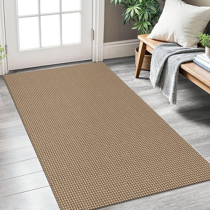 KOZYFLY Boho Rugs for Entryway 3x5 ft Washable Area Rug Non Slip Rubber Backed Entry Rug Woven In... | Amazon (US)