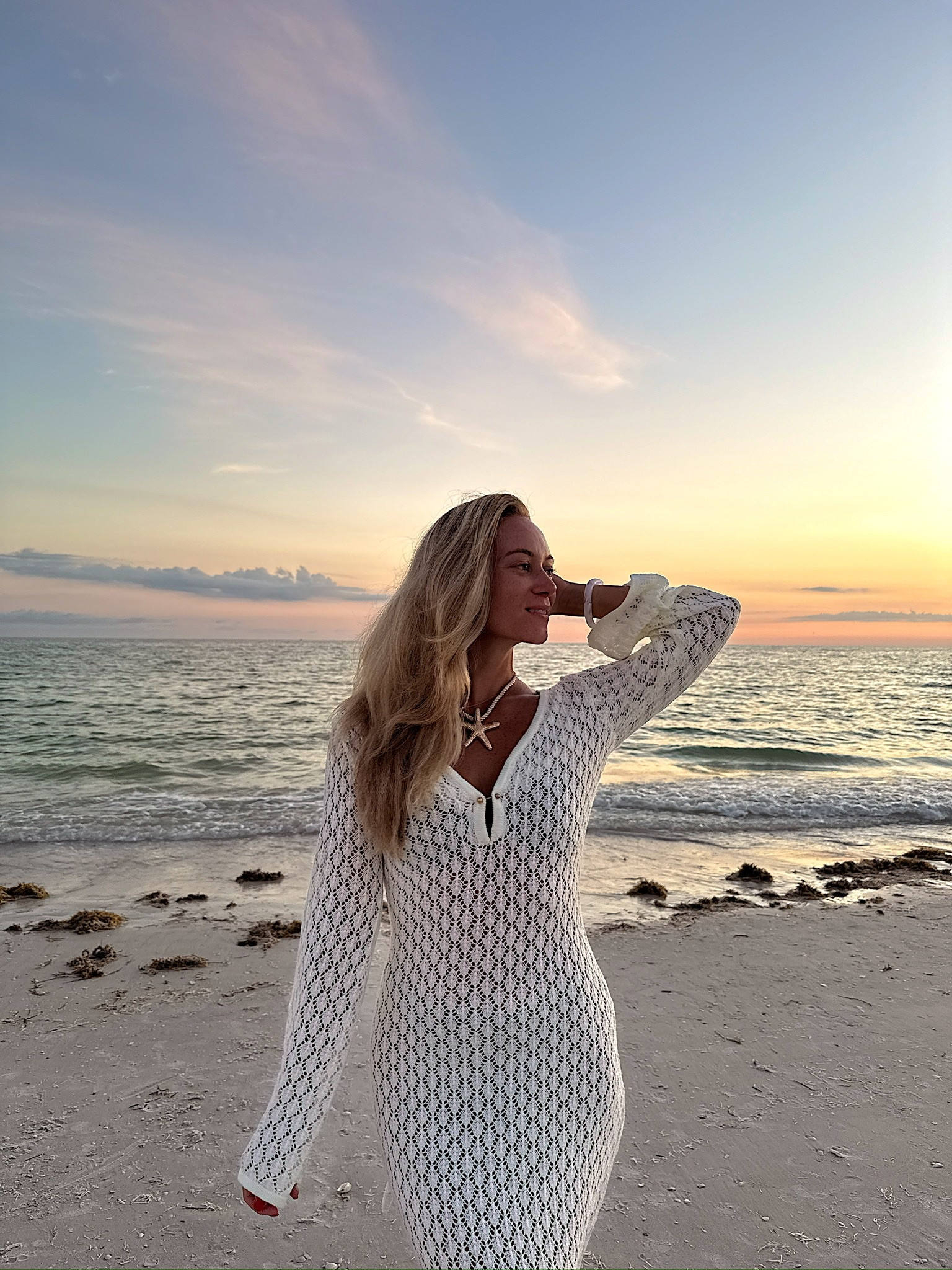 Crochet swim coverup with starfish necklace - wearing size small in this Amazon coverup!

shell jewelry, shell necklace, beach outfits, beach coverup, amazon finds

#LTKootd #LTKSeasonal #LTKSwim