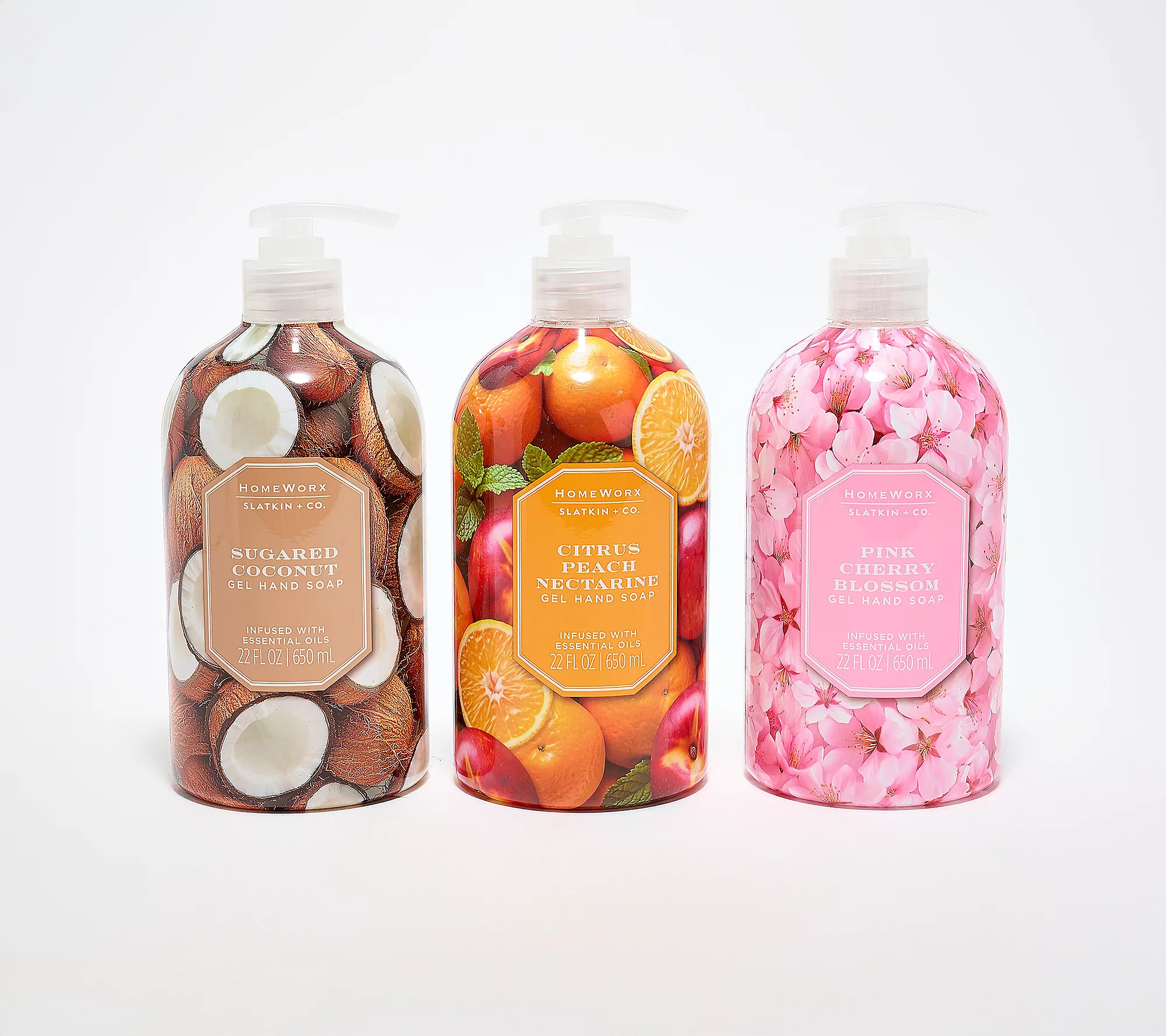 HomeWorx by Slatkin + Co. S/3 22oz Springtime Treats Soaps | QVC