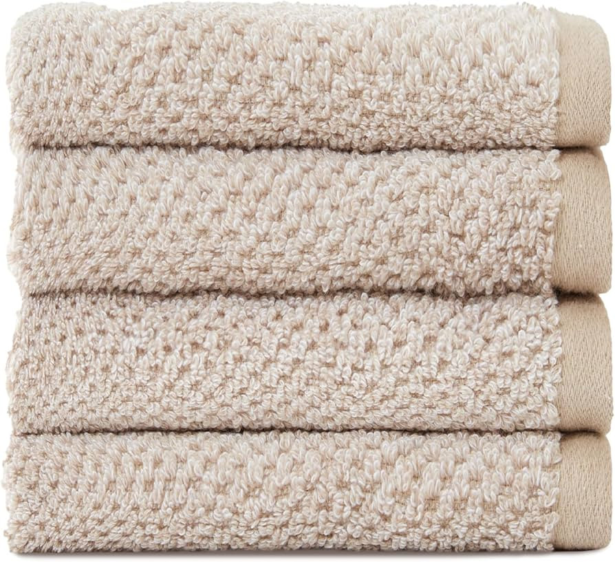 Cozy Earth Nantucket 60% Cotton 40% Viscose from Bamboo Washcloth - 600 GSM Plush & Fast-Drying w... | Amazon (US)