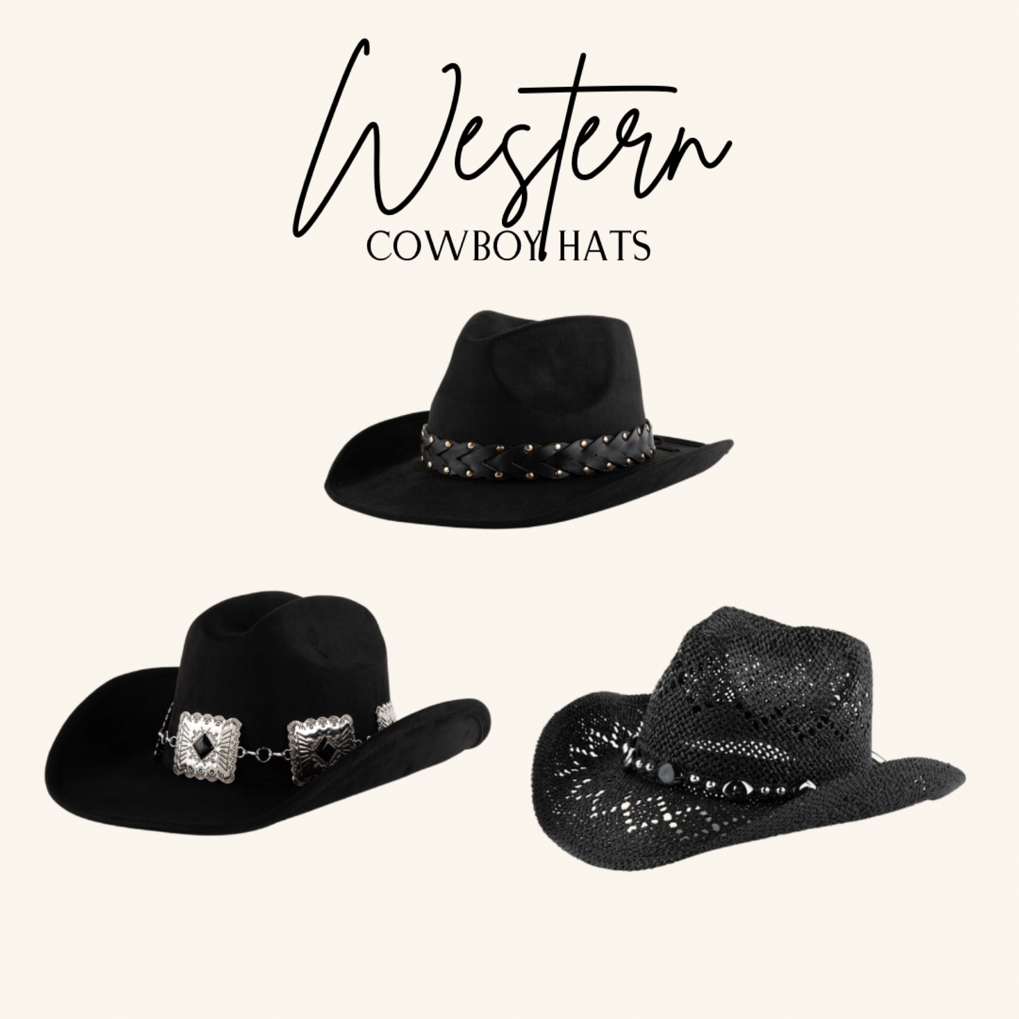 Cowboy hats! 

#LTKSaleAlert #LTKSummerSales #LTKStyleTip