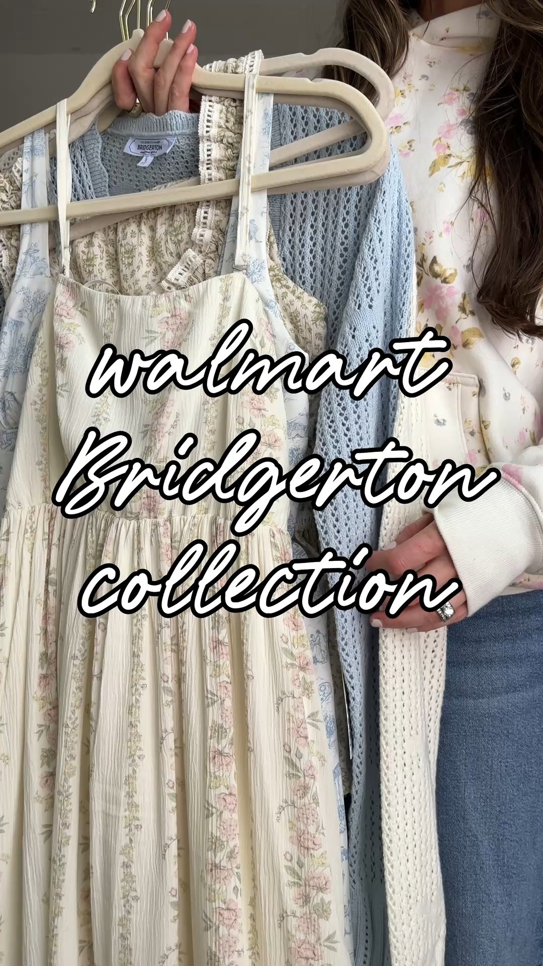 New Bridgerton clothing collection from walmart!! 

**sizing:
I’m wearing an xs in everything but the cardigan (wearing a s in both) everything fits tts, except the skirt fits a little big and it’s not adjustable! I’d size down one if you can! 

#LTKootd