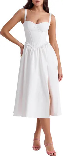 Kelly Corset Midi Sundress | Nordstrom