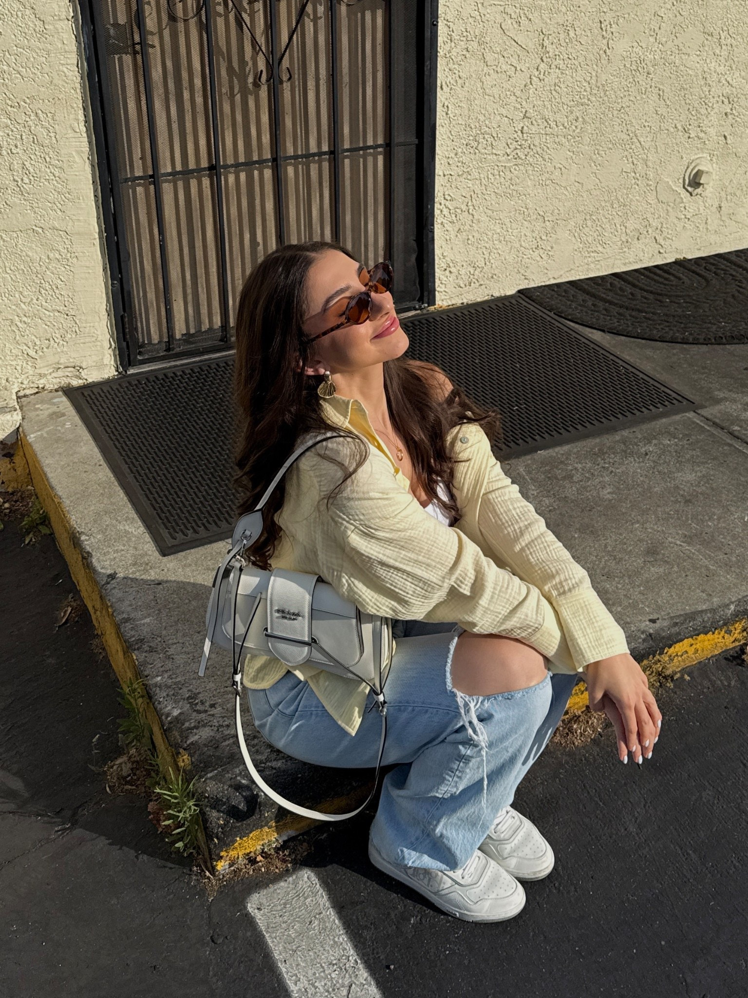 butter yellow🧈

Top - S
Jeans - 25s (size down 2 sizes)

#LTKSeasonal #LTKSummerEdit