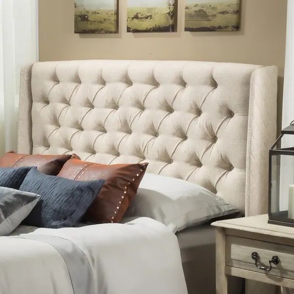 Perryman Full/Queen Wingback Headboard by Christopher Knight Home | Bed Bath & Beyond