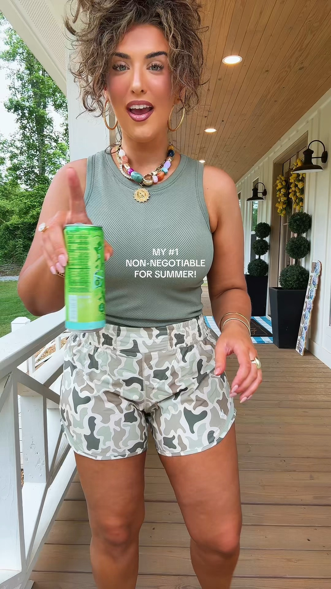 These built in bra tanks are a summer must have in my opinion. I wear these 24/7 because you can throw it on and go while still being cool! I wear a large but if you’re between sizes size up. 

(Shorts are from TT Shop where I have the 🔗 on my account there!)

#LTKootd #LTKdayinmylife #LTKMidsize