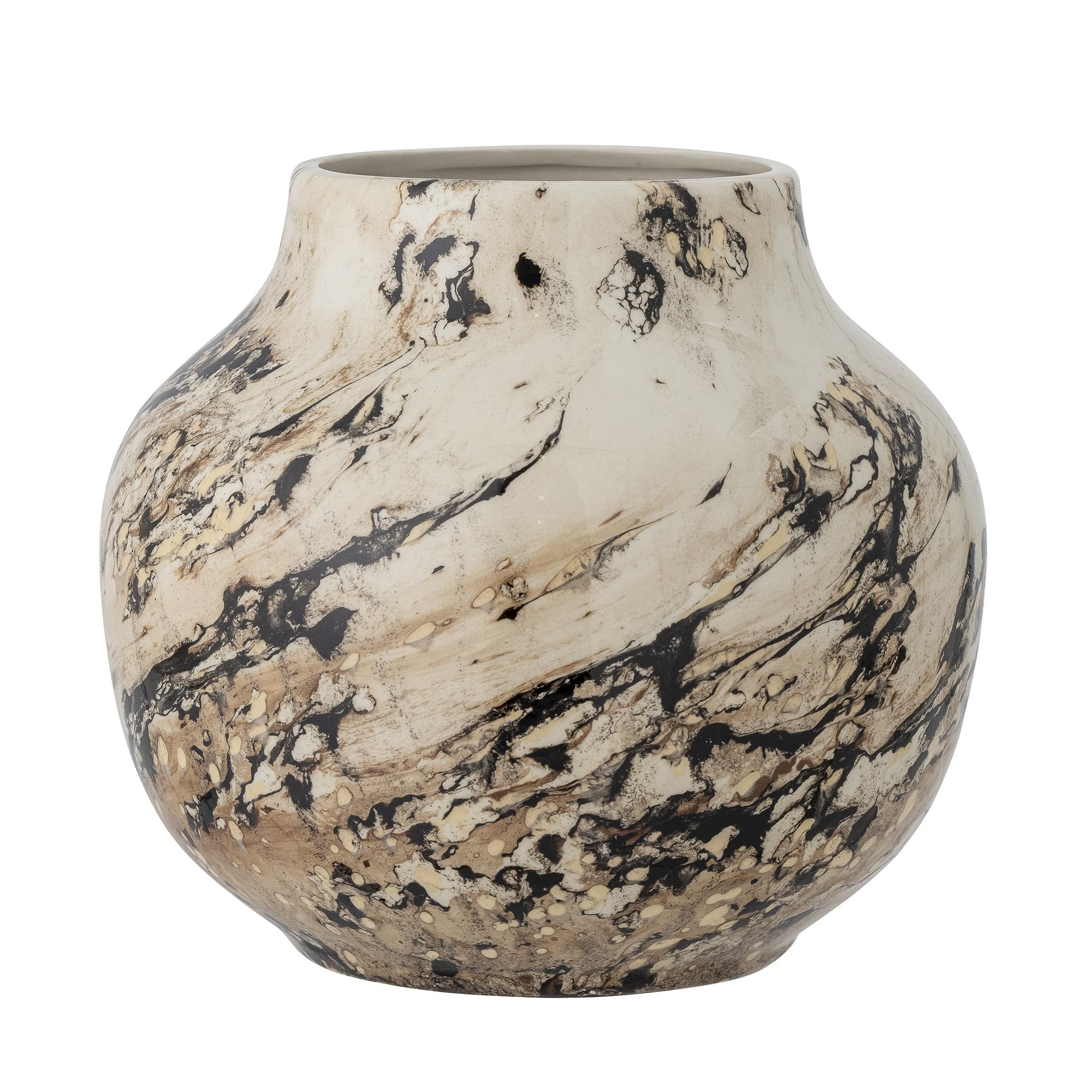 Bloomingville Janka 82057546 Vase Made of Stoneware Brown 23.5 x 21.5 cm | Amazon (US)