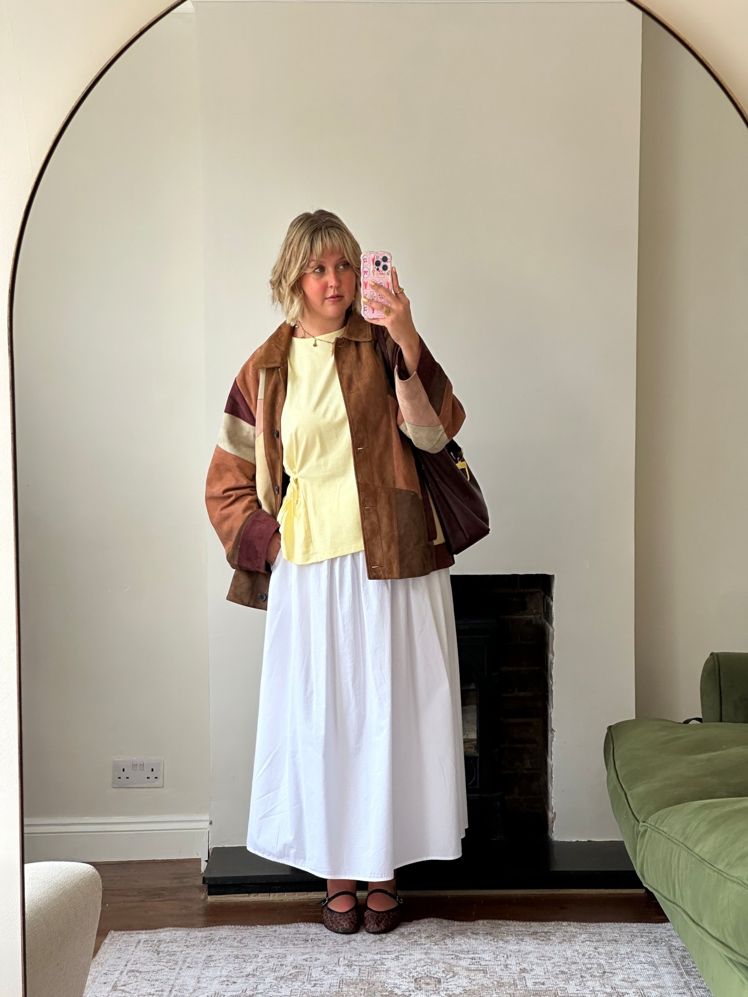 Midsize autumn outfit featuring a suede jacket & maxi skirt.

#LTKautumn #LTKmidsize #LTKuk