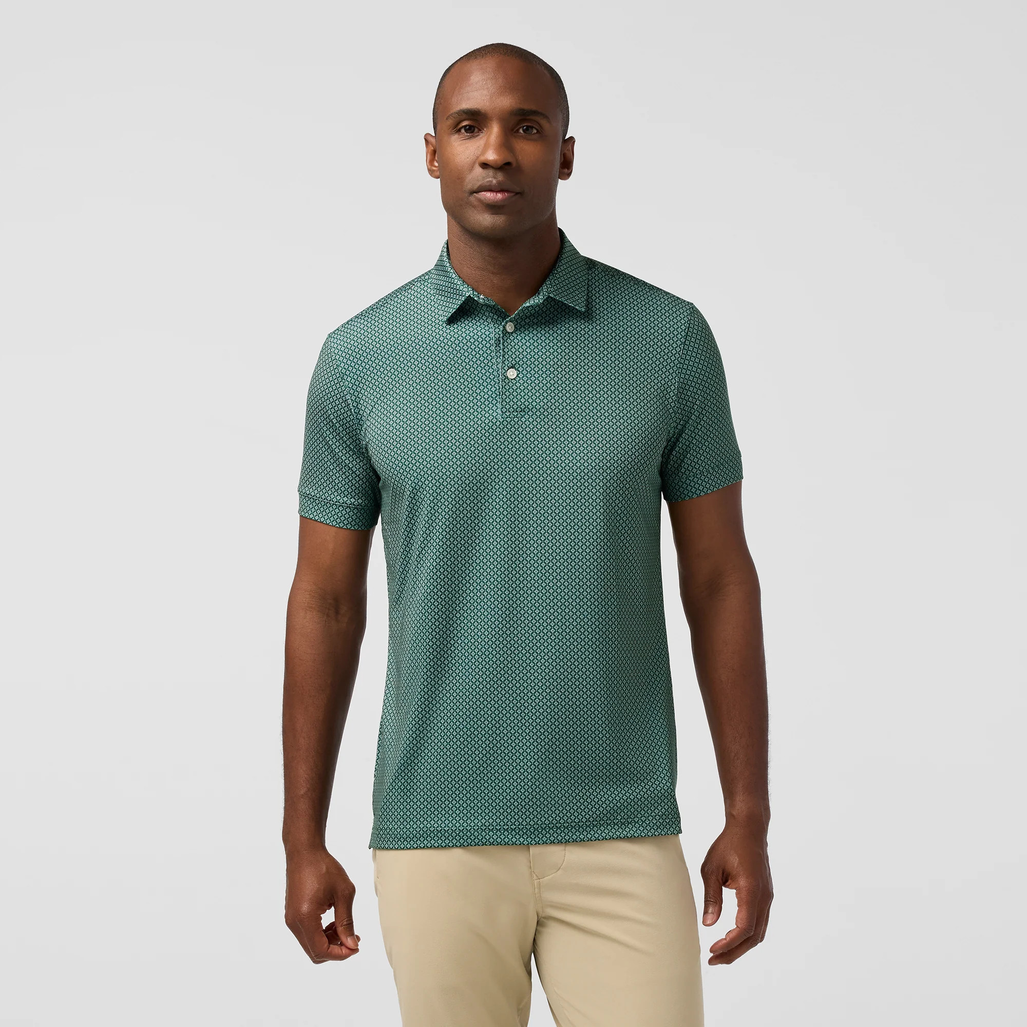 Versa Polo - Pine Circle Texture | Mizzen + Main