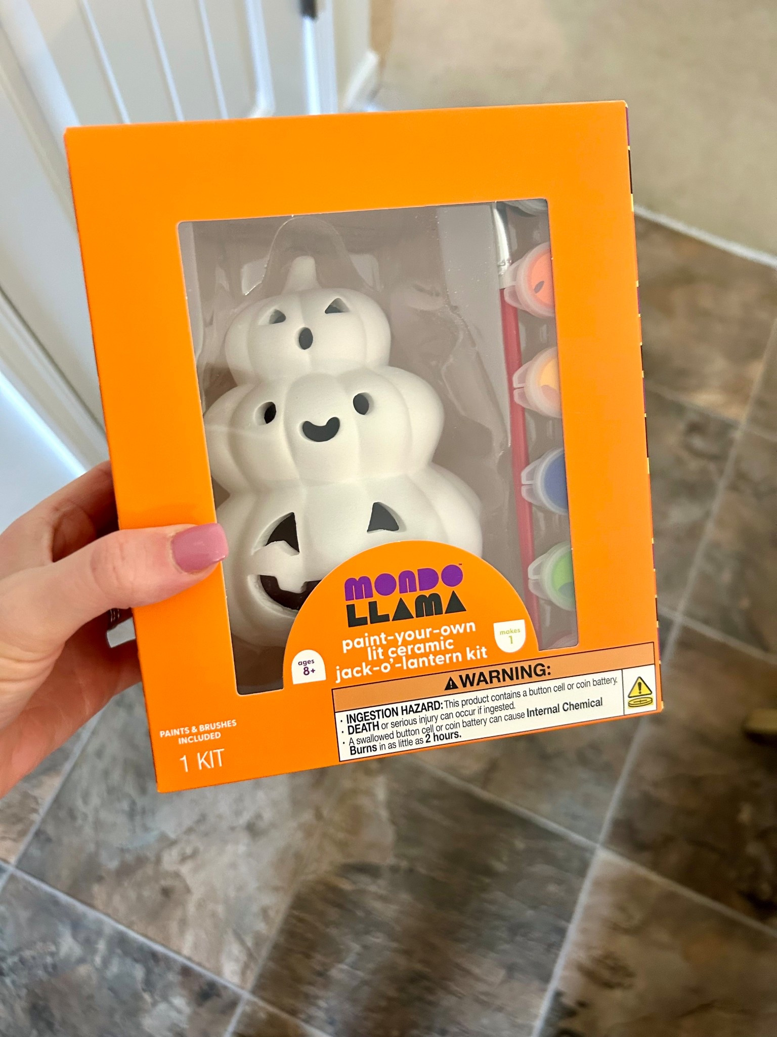 $5 fall, Halloween, pumpkin craft!! Ceramic Jack o lantern paint kit 🎃

#LTKKids #LTKParties #LTKSeasonal