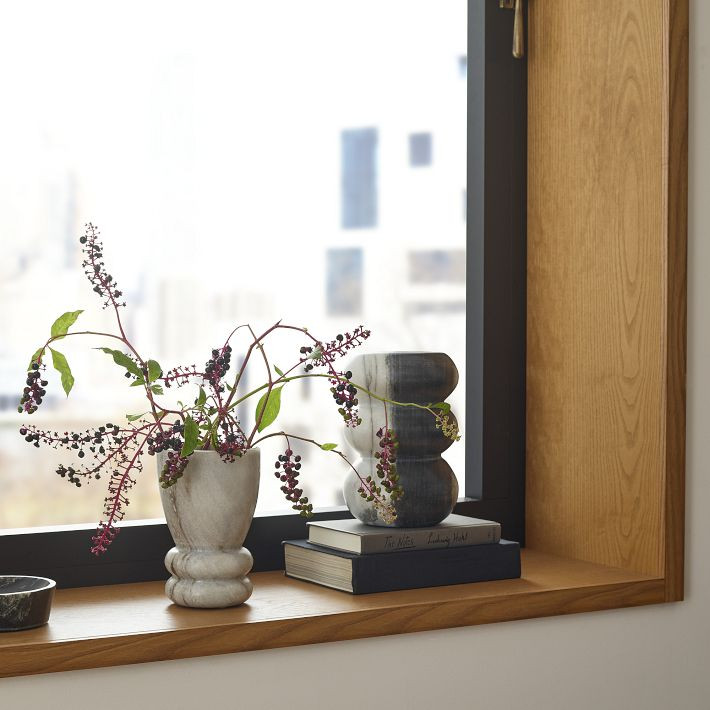 Kali Marble Vases | West Elm (US)