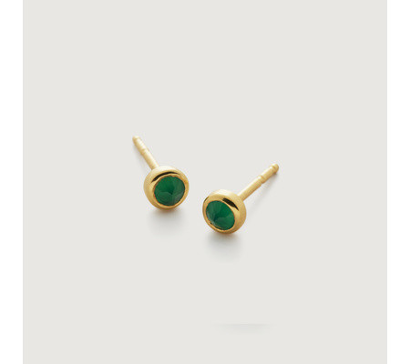 Gemstone Stud Earrings | Monica Vinader (US)