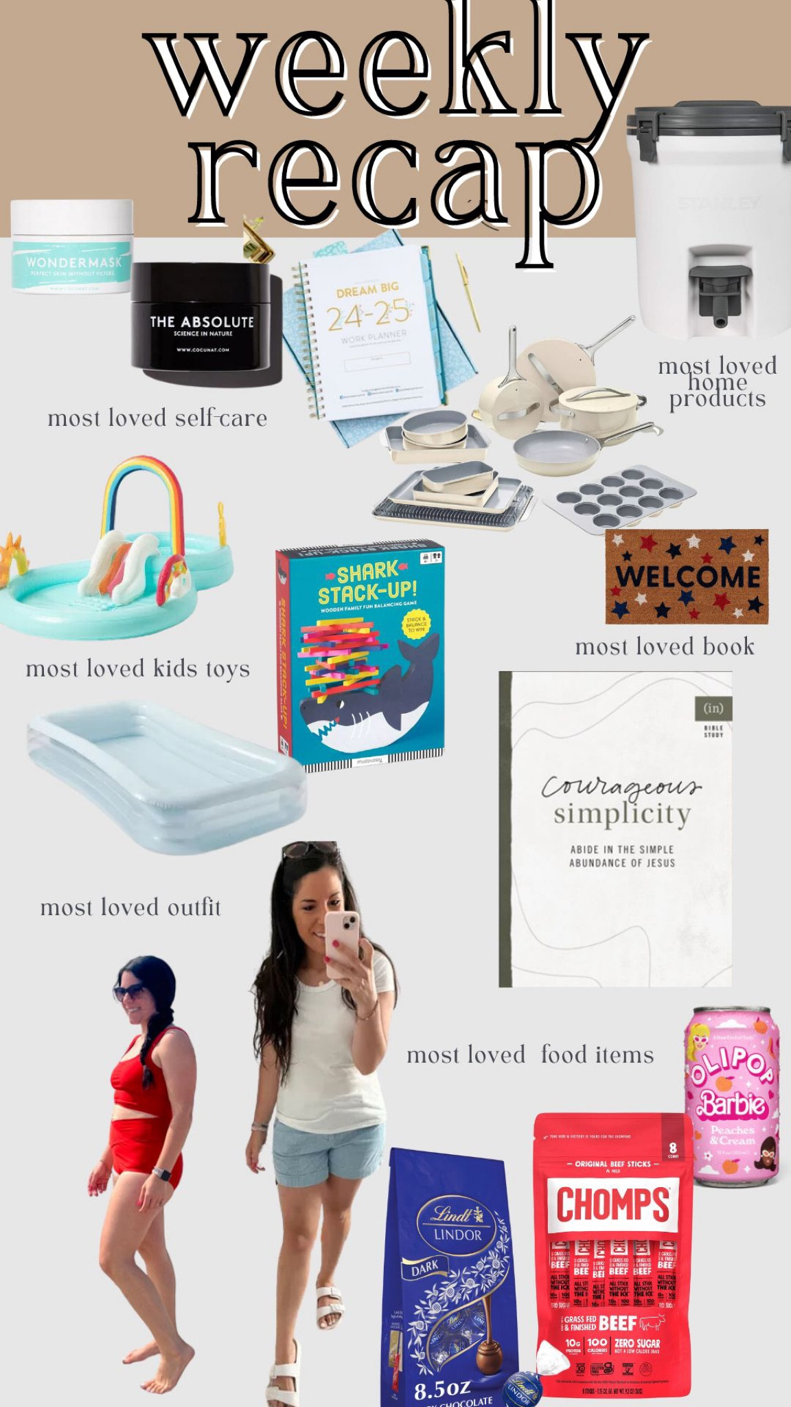✨ weekly recap ✨

Amazing skincare products, patriotic decor, non toxic bakeware, games for kids, outdoor toys for kids, swimsuits, shorts, devotional, Olipop, chocolate and Stanley!

#LTKFindsUnder100 #LTKGiftGuide #LTKFamily