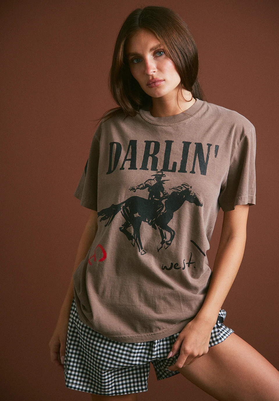 HORSEMAN Short Sleeve - Brown | Darlin'