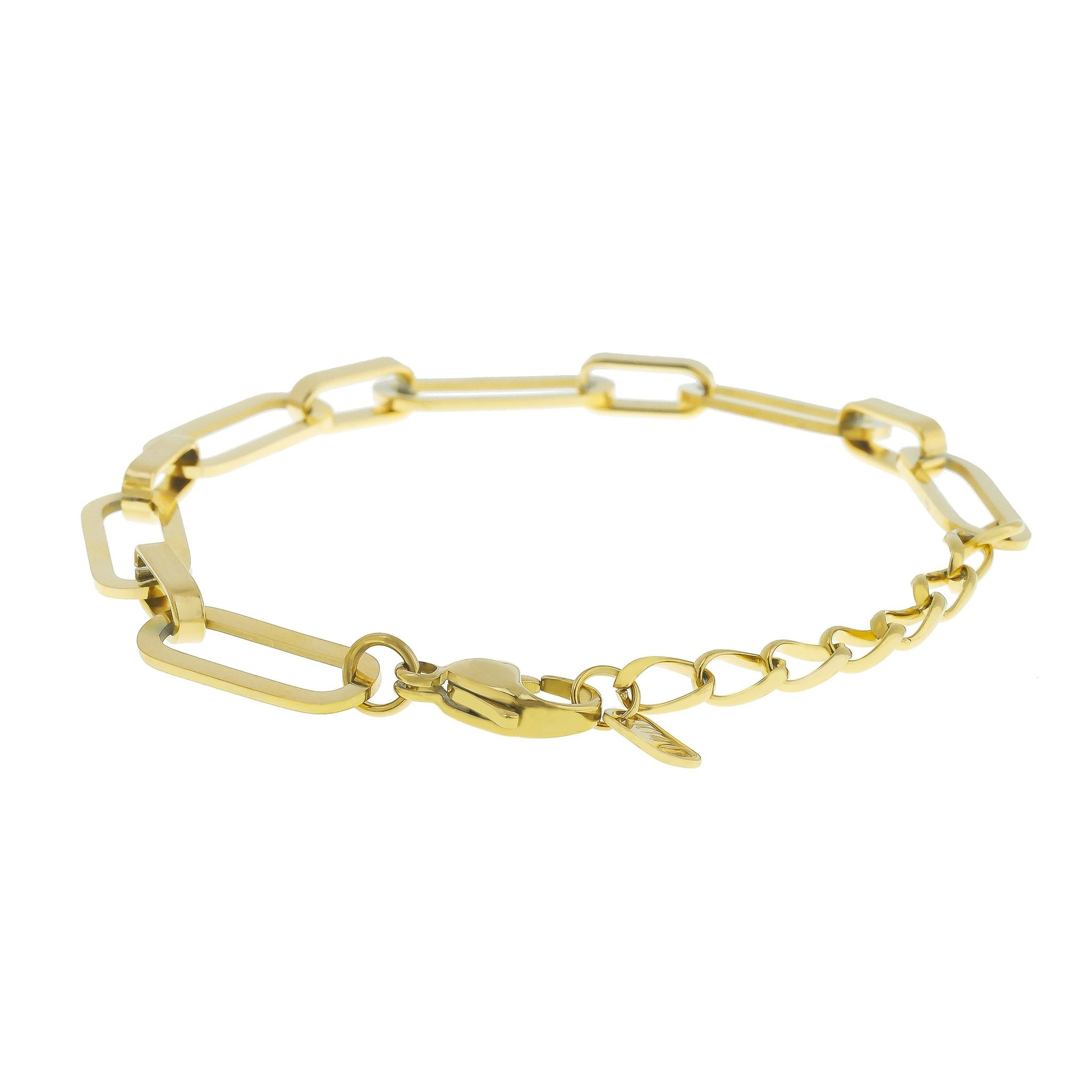 Paperclip Gold Bracelet | Victoria Emerson