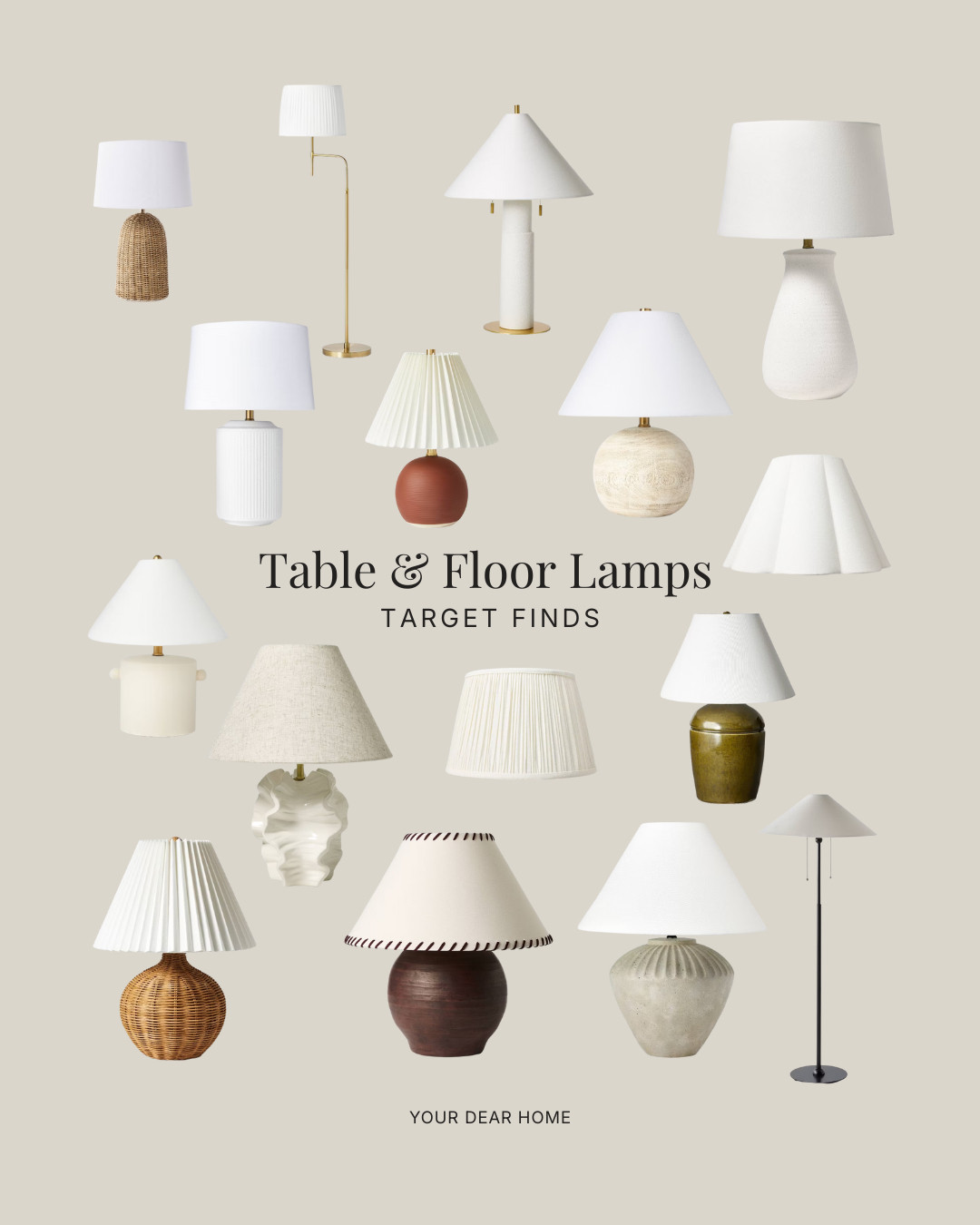 If your lighting feels harsh, this is your sign.
White and off-white shades diffuse light beautifully and make rooms feel calmer, warmer, and more expensive.
These Target finds are easy, classic, and work almost anywhere. 

 #LTKHome