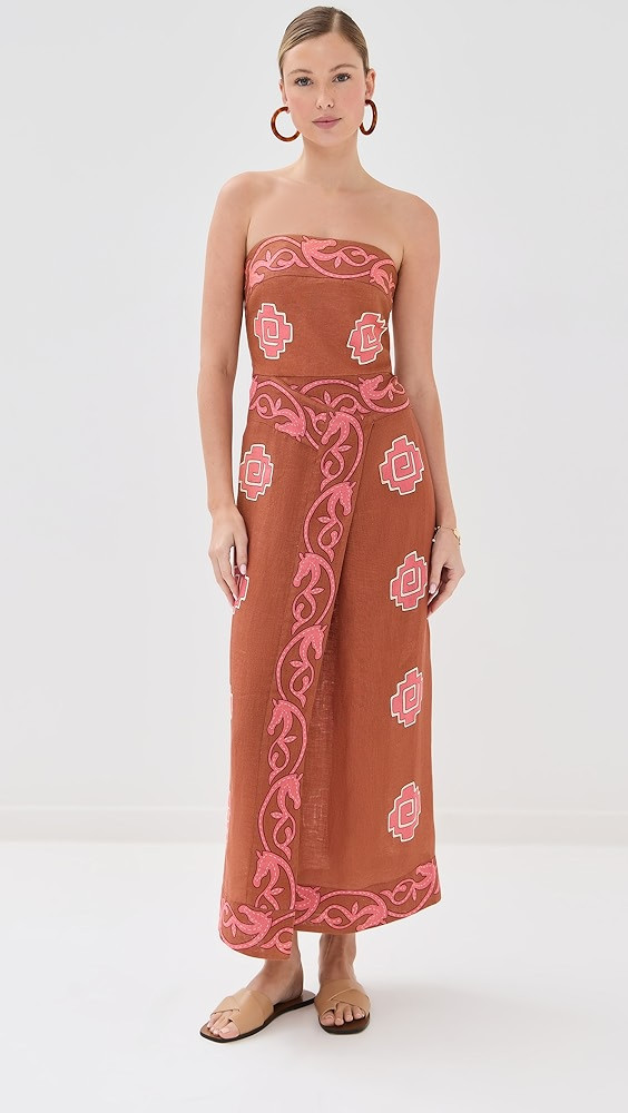 Linen Ancient Ankle Dress | Shopbop