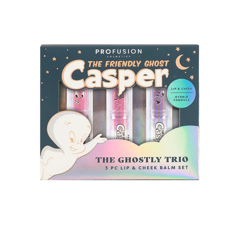 Profusion Cosmetics Casper The Friendly Ghost The Ghostly Trio 3 PC Lip & Cheek Balm Set | Walmart (US)