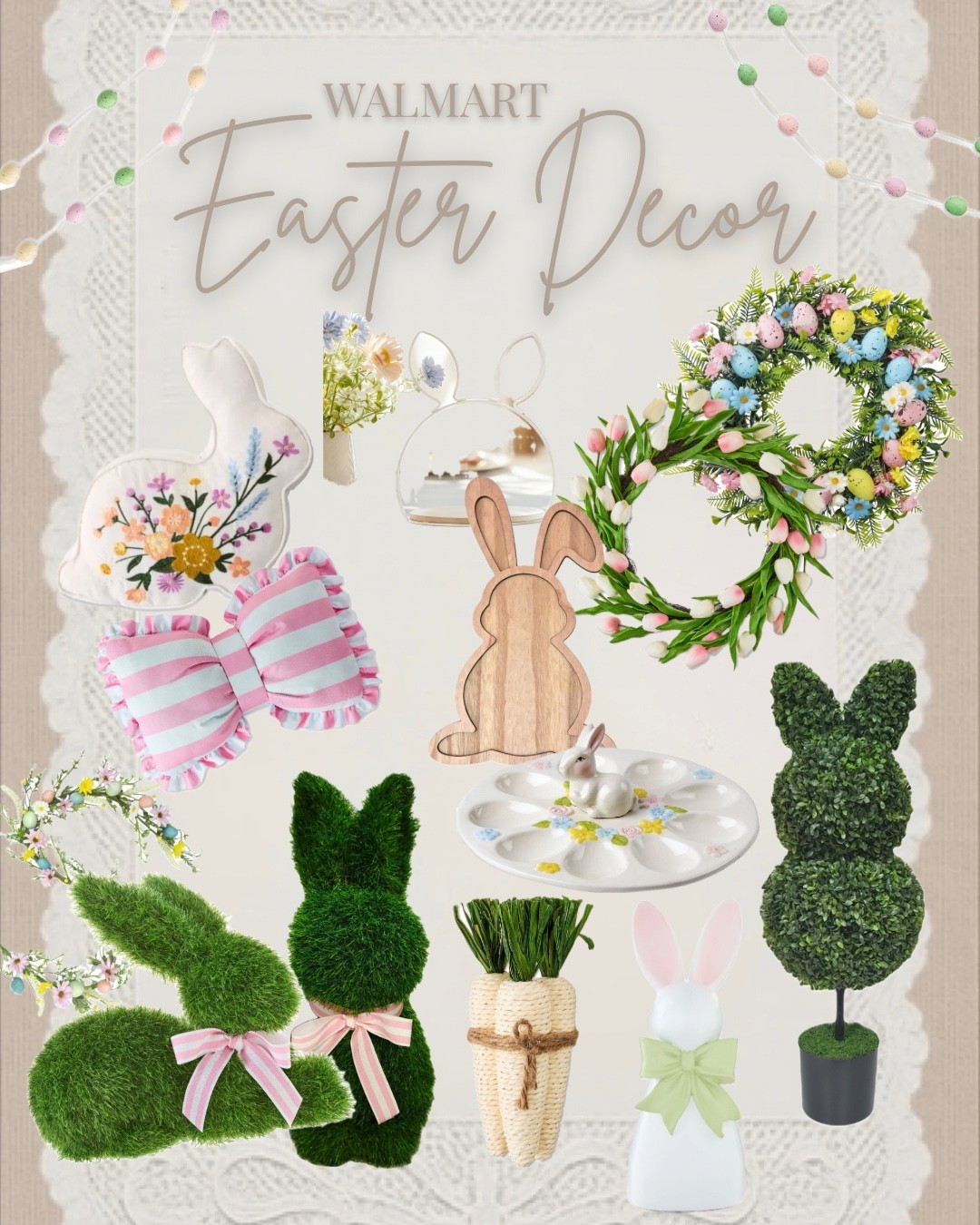 Whether you're hosting brunch or just want to add some spring cheer to your space, Walmart is absolutely crushing it with their Easter Decor this year! 🐰🌸
From mossy topiaries to the cutest scalloped pillows, these finds look way more expensive than they actually are. I’ve rounded up my favorite "cottage-core" inspired pieces to help you refresh your home for the season.

#LTKSaleAlert #LTKSeasonal #LTKHome