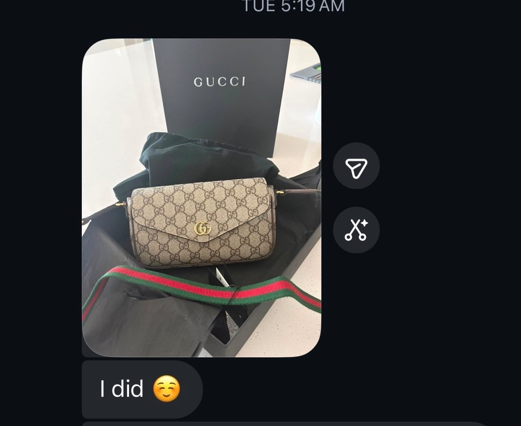 Love seeing you all get matching Gucci bag with me!