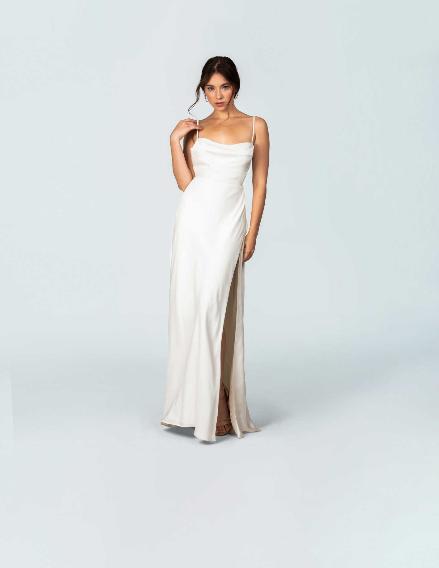 SIZE&DELIVERY FABRIC & COLOR matte satin3DNavy3DDark Forest3DChampagne3DIvory3DSage Green SIZE  S... | Fame and Partners