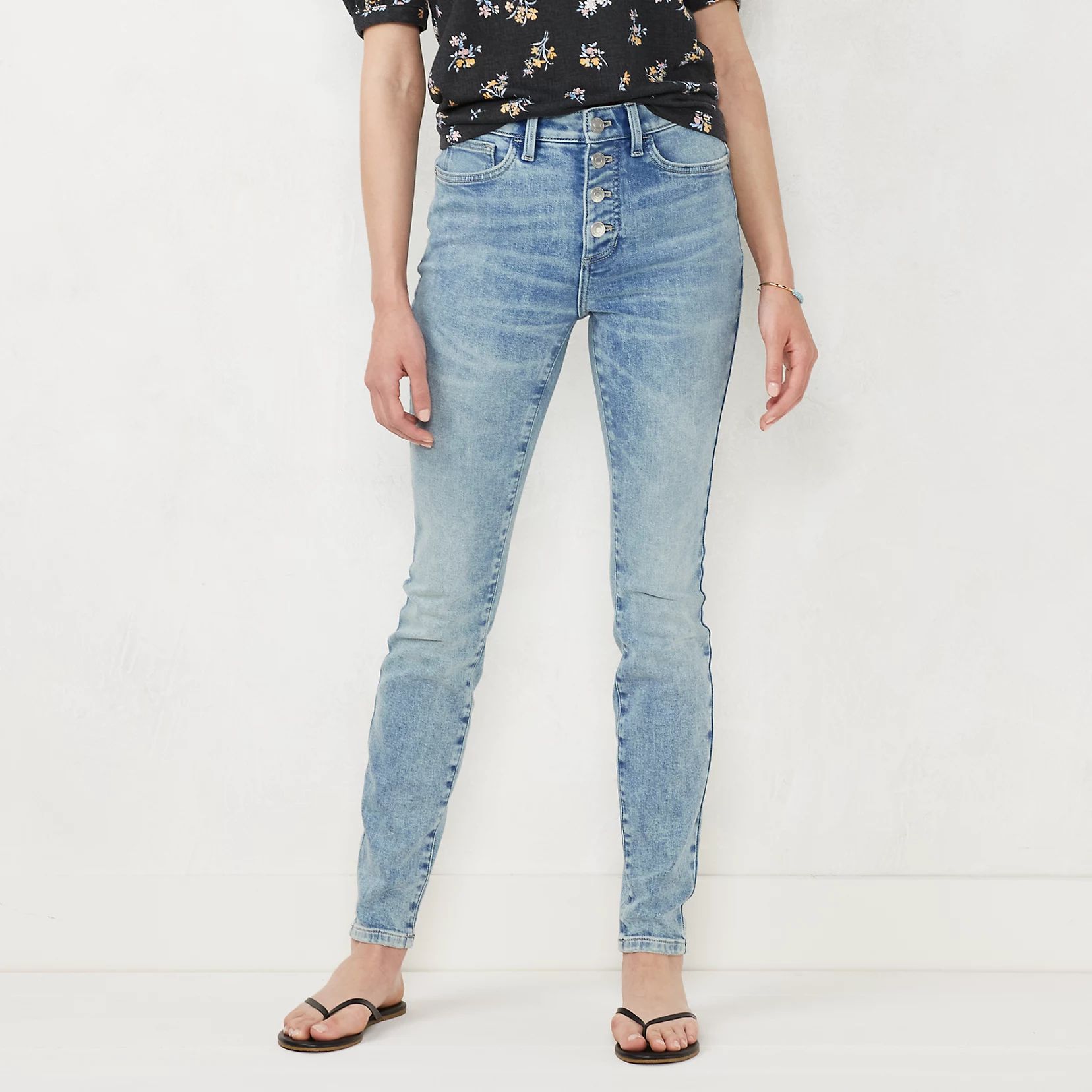 Women's LC Lauren Conrad Feel Good High-Waist Skinny Jeans | Kohl's