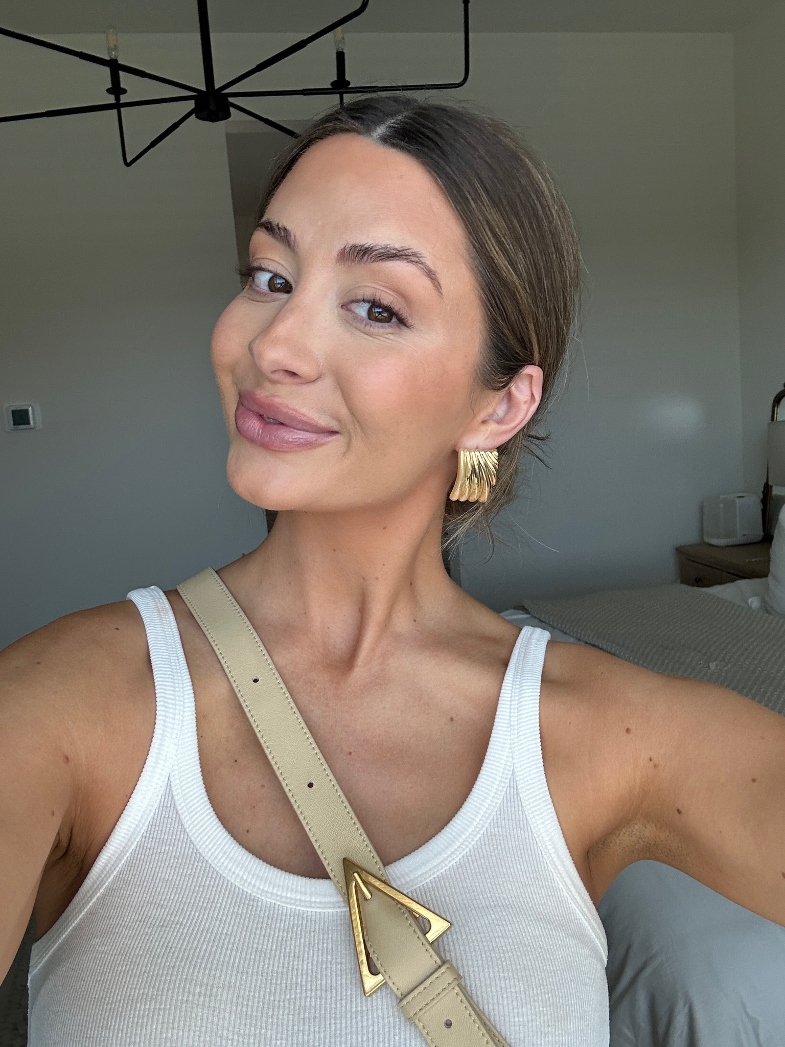 Amazon gold chunky earrings ✨🍦 