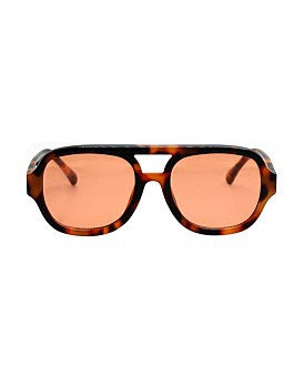 David Jones Reality Eyewear The Special Square Sunglasses in Turtle Rose | David Jones (Australia & New Zealand)