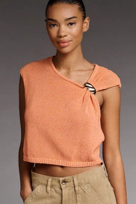 By Anthropologie Asymmetric Hardware Sweater Tank | Anthropologie (US)