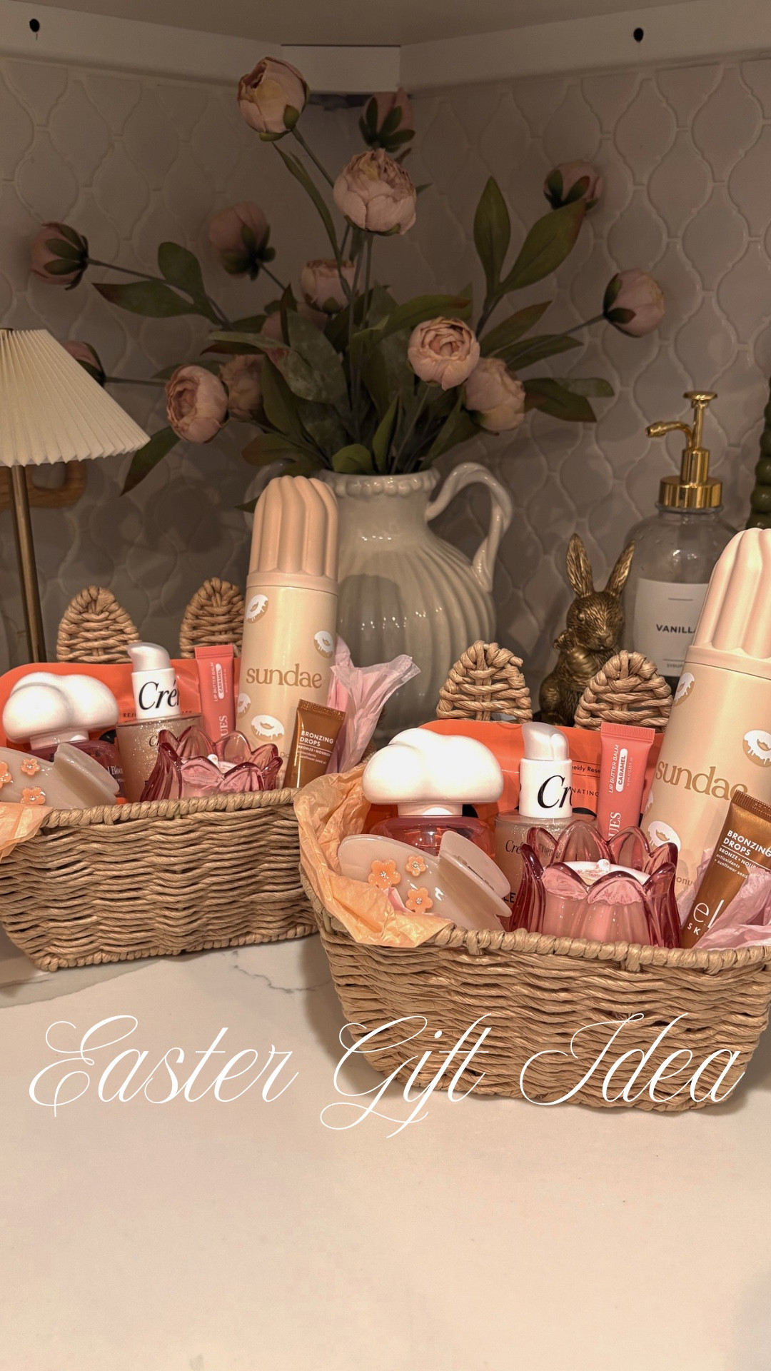 EASTER GIFT IDEA
Y’all I saw this bunny ear basket and knew I had to make some gifts out of them! Perfect for besties, teachers, or anyone you love!
#eastergift #springgift #giftidea #target #targetgift #beautygift #giftforher #giftinspo #targetfinds


#LTKSeasonal #LTKOver40 #LTKBeauty