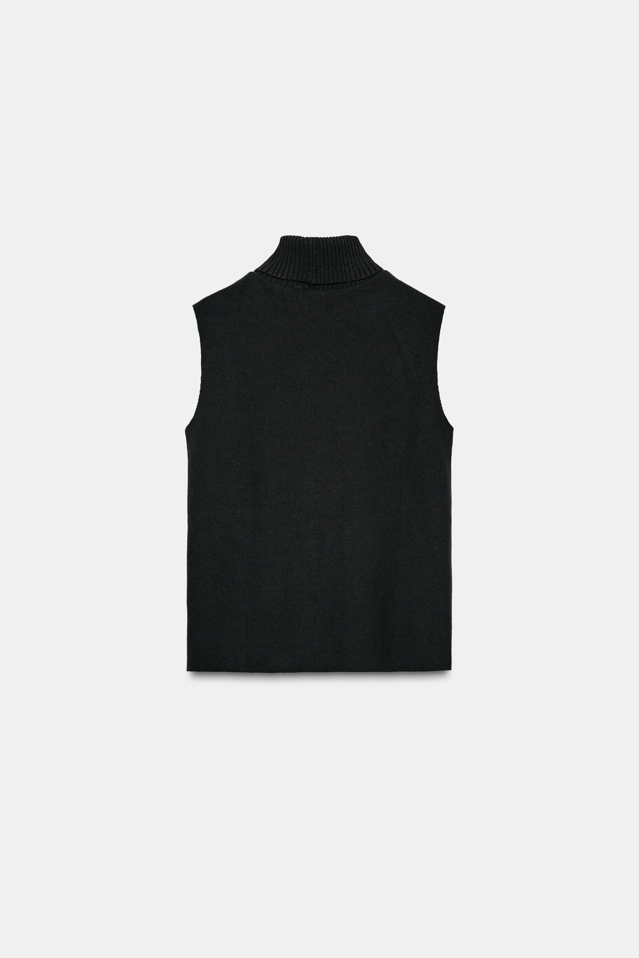 SOFT HIGH NECK TOP | Zara US