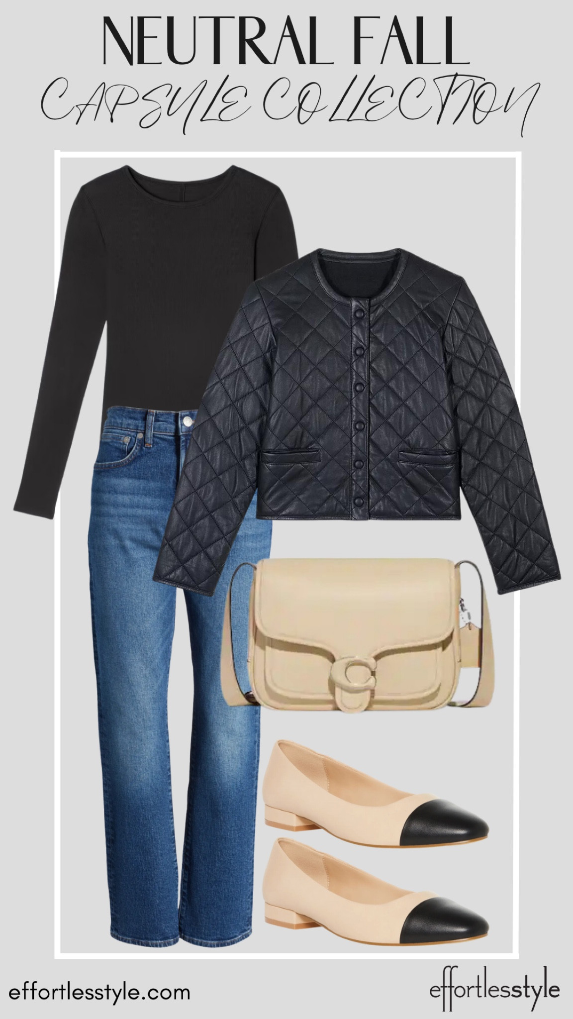 Leather Jacket + Jeans + Ballet Flats

The perfect mix of edgy and classic for fall 🍂🍁🍂

#LTKstyletip #LTKSeasonal #LTKshoecrush