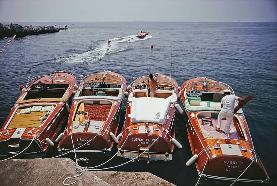 SLIM AARONS Hotel Du Cap Eden Roc Boats print | wall art gallery lustre photo, Palm Springs, pict... | Amazon (US)