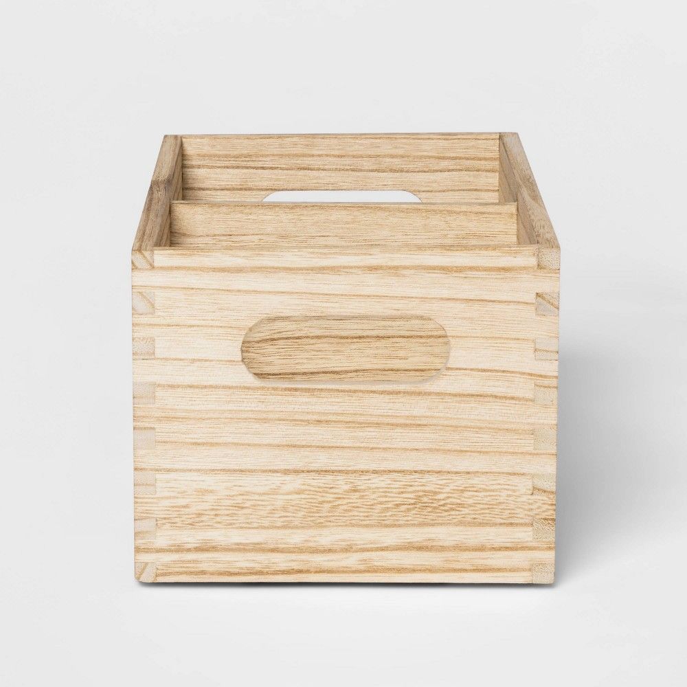 Small Wood Divided Storage - Pillowfort | Target