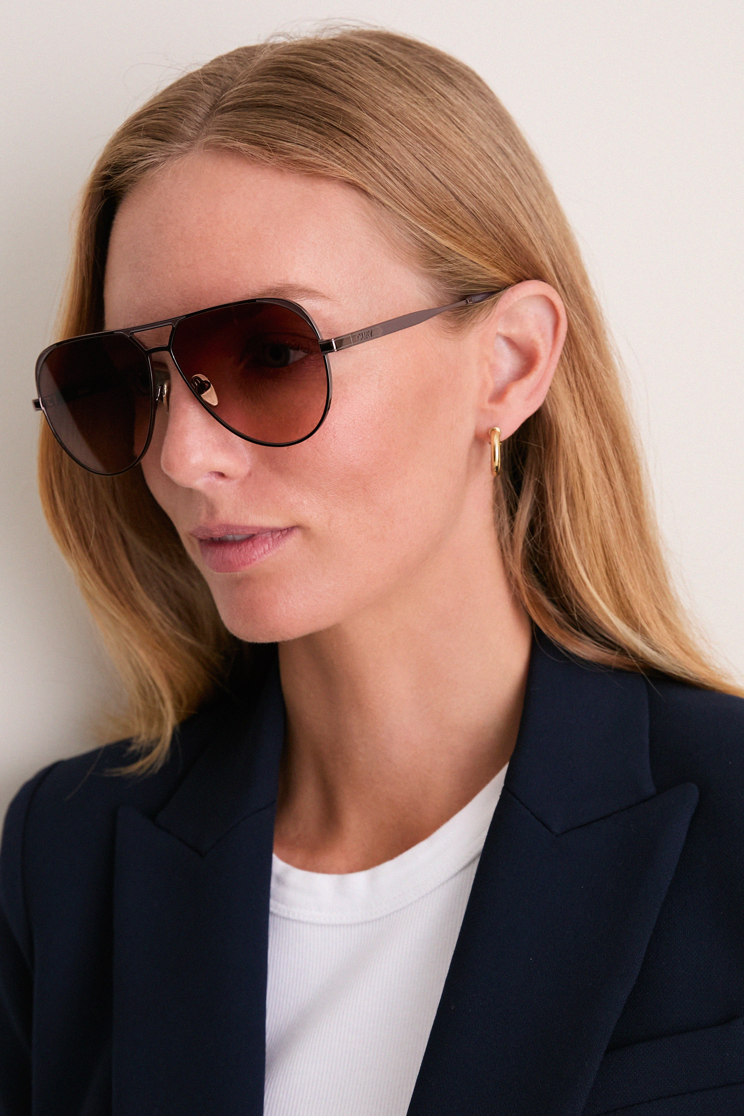 Chocolate Open Tab Sunglasses | Tuckernuck (US)