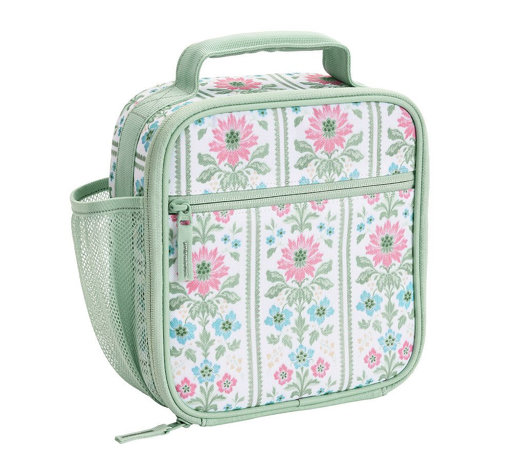 Hill House Home Floral Stripe Mackenzie Lunch Box | Pottery Barn Kids