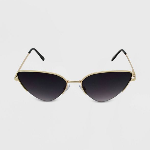 Women's Retro Cateye Sunglasses - Wild Fable™ Gold | Target