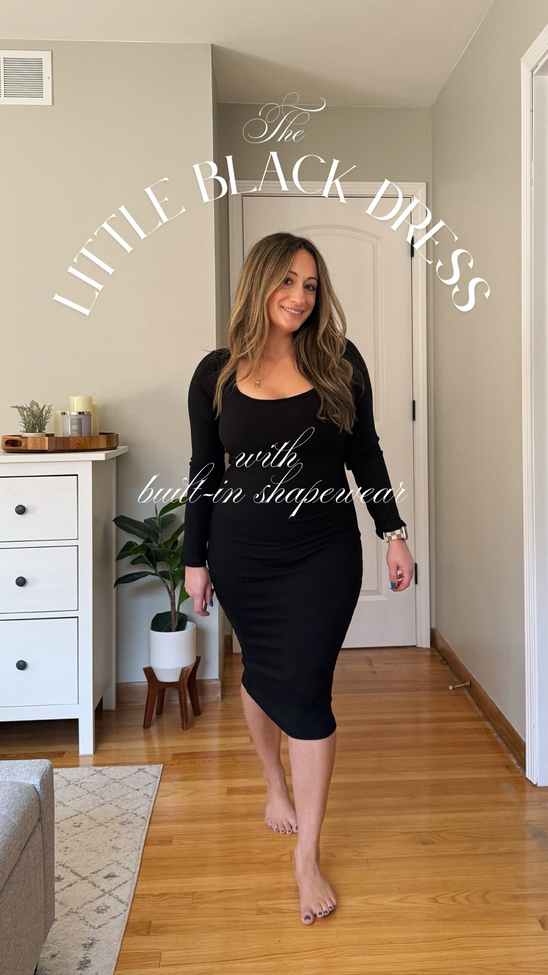  Wearing the size Medium here!
If in between sizes, I’d say go up one!use my code STACY15 to get a discount on your order!

🖤The way you can count on this dress to flatter your curves and also to be whatever you want it to be 🙌🏼
Take this dress anywhere. 

Love the built-in shape wear. No other undergarments necessary! Square neckline is super flattering too. 

#popilush #paidpartnership #petitestyle #effortlesschic #littleblackdress

#LTKOver40 #LTKPetite #LTKStyleTip