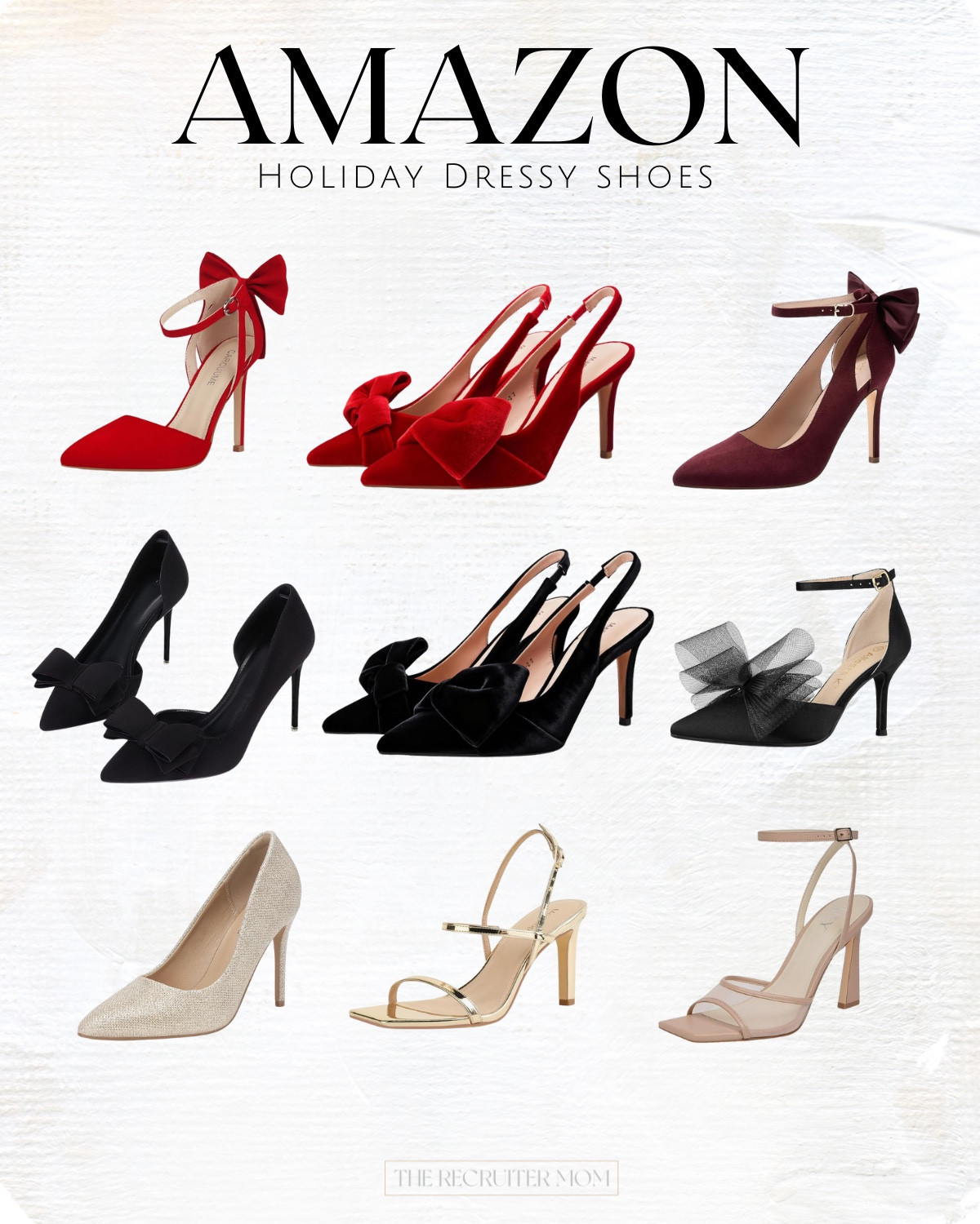 Holiday Dressy Shoes #holidayshoes #dressyheels #redshoes #bowheels #shoecrush 

 

#LTKHoliday #LTKSeasonal #LTKFindsUnder50