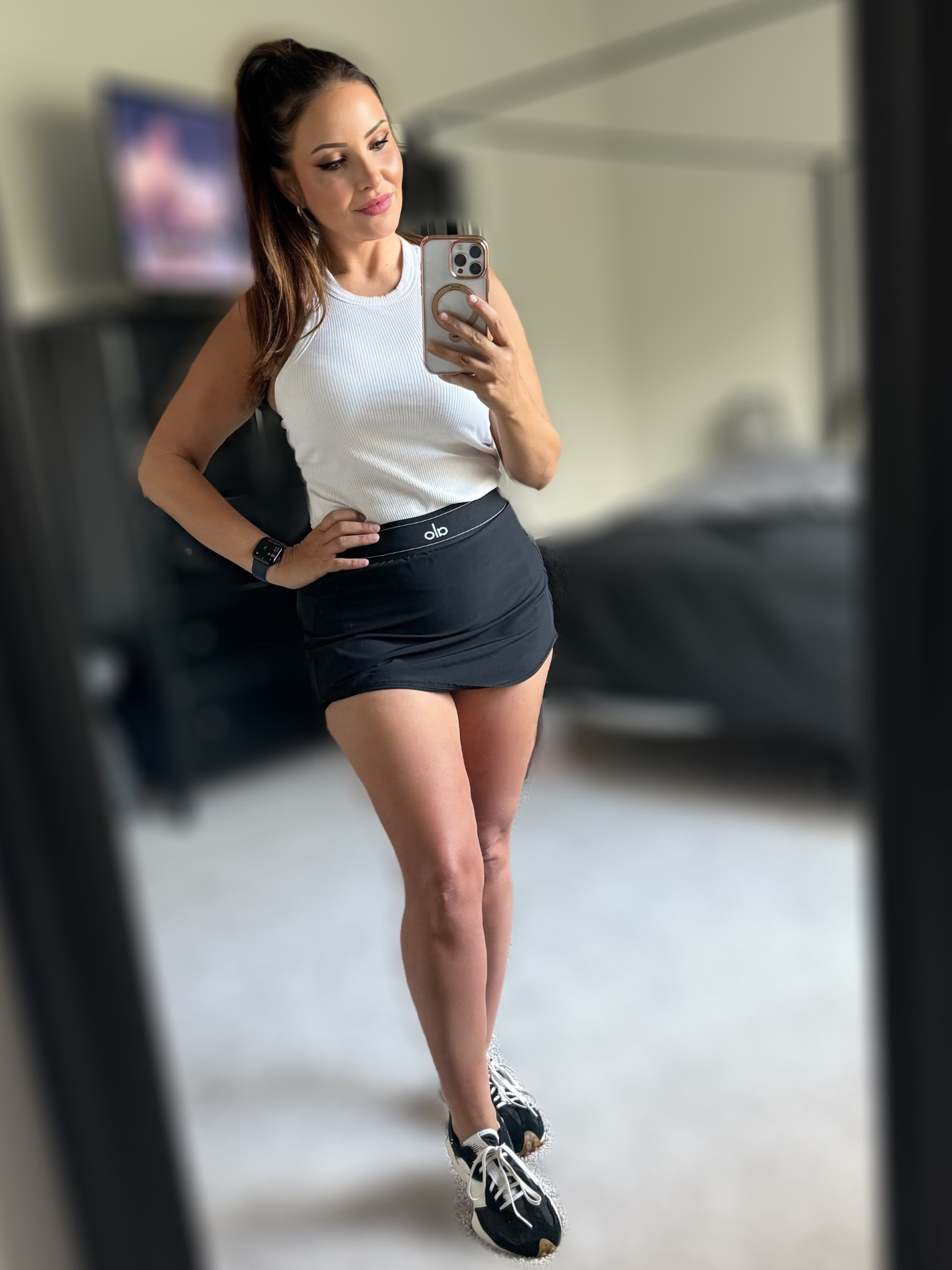 Golf, tennis, pickle ball, or just running errands this match point skirt from Alo Yoga is my go to summer staple 

#LTKOver40 #LTKActive #LTKSummerEdit
