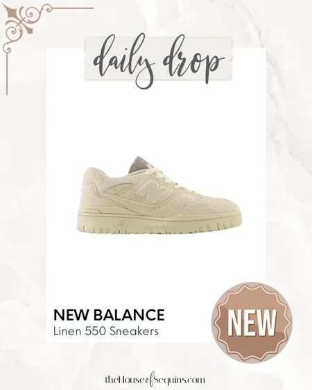 JUST DROPPED! New Balance Linen 550

Follow my shop @thehouseofsequins on the @shop.LTK app to shop this post and get my exclusive app-only content!

#liketkit 
@shop.ltk
https://liketk.it/4GXnn