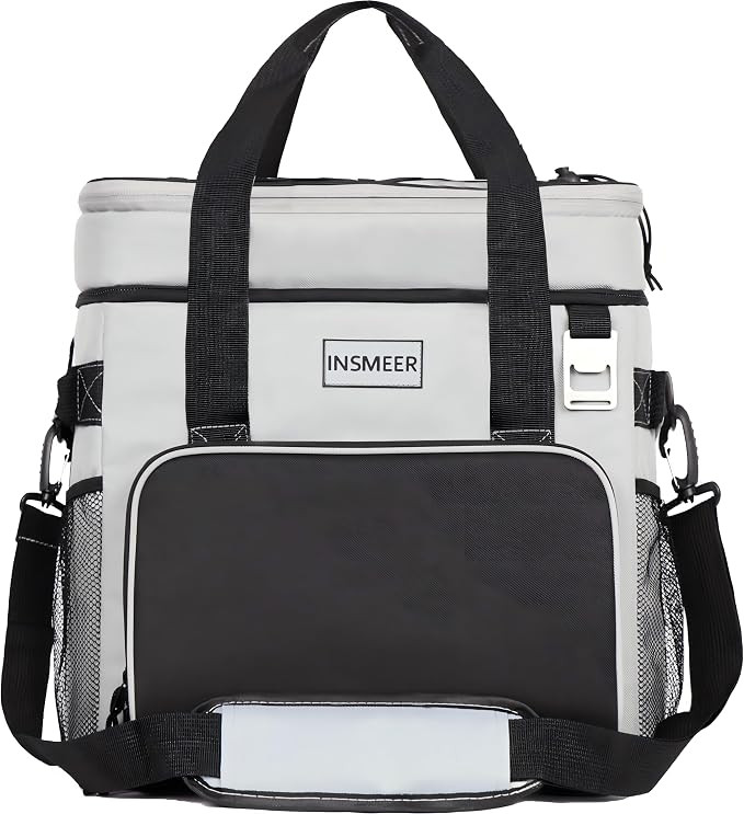 INSMEER Bolsa Térmica,Bolsa Cooler Dobrável Com Abridor De Bottel 100% À Prova De Vazamento, C... | Amazon (BR)
