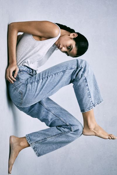 Wide Ultra High Jeans | H&M (US + CA)