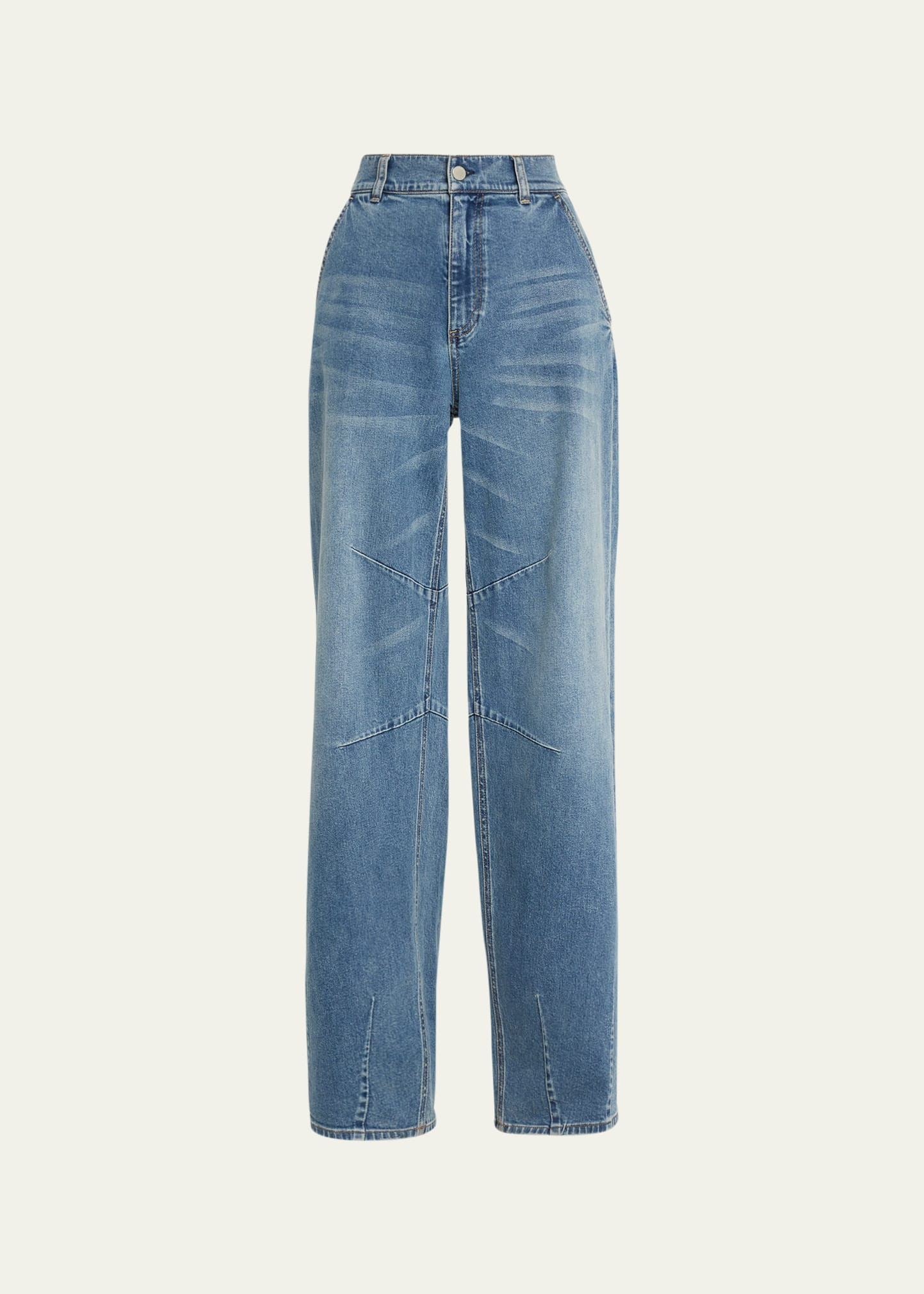 Alice + Olivia Parker Low-Rise Balloon-Leg Jeans | Bergdorf Goodman