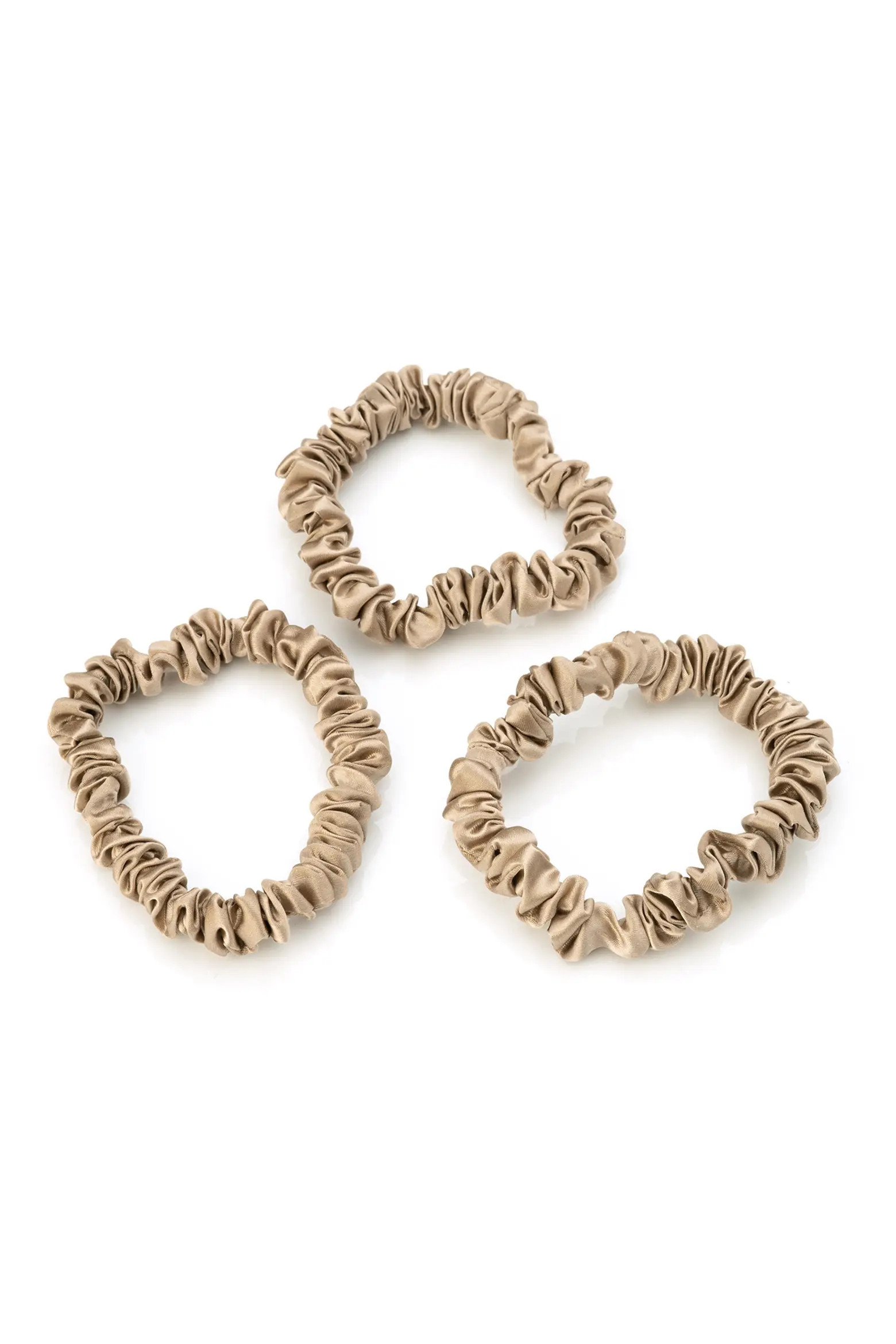 3-Pack Skinny Silk Scrunchies (Women) | Nordstrom | Nordstrom