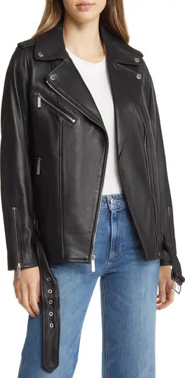 Oversize Moto Jacket | Nordstrom