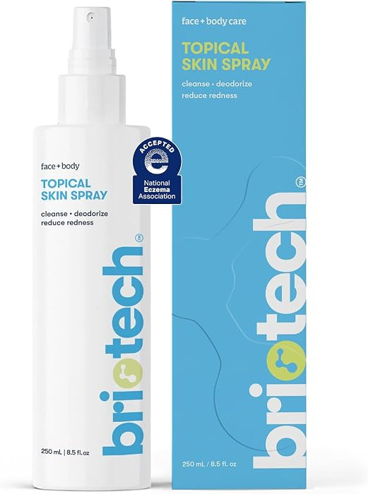 BRIOTECH Topical Skin Spray, Hypochlorous Acid Spray for Sensitive Skin, HOCl Facial Mist, Full B... | Amazon (US)