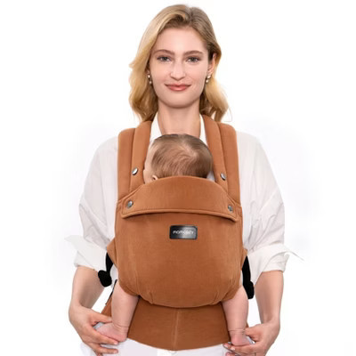 Momcozy Baby Carrier with Natural Cotton Linen - Sepia | Target