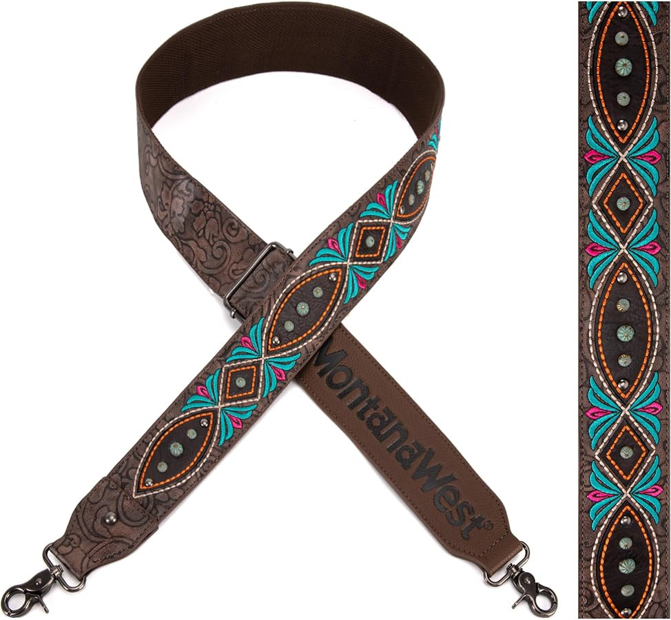 Montana West Western Purse Straps Crossbody Handbag Replacement Strap Wide Straps | Amazon (US)